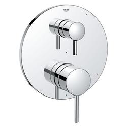 Two Handle Pressure Balancing Valve Trim in StarLight Chrome