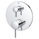GROHE Starlight Chrome Two Handle Bathtub & Shower Faucet (Trim Only) 