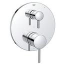 GROHE Starlight Chrome Two Handle Bathtub & Shower Faucet (Trim Only) 