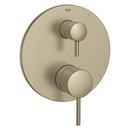 Two Handle Pressure Balancing Valve Trim in Brushed Nickel