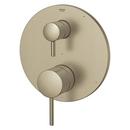 GROHE Brushed Nickel Two Handle Pressure Balancing Valve Trim 