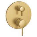 GROHE Brushed Cool Sunrise Two Handle Bathtub & Shower Faucet (Trim Only) 