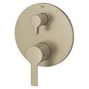 GROHE Brushed Nickel Two Handle Pressure Balancing Valve Trim 
