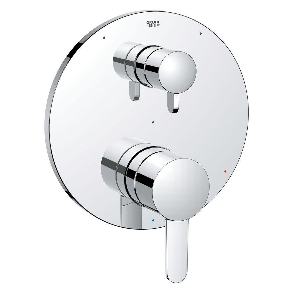 GROHE StarLight&reg; Chrome Two Handle Pressure Balancing Valve Trim 