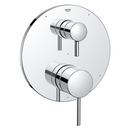 Two Handle Pressure Balancing Valve Trim in Starlight® Chrome