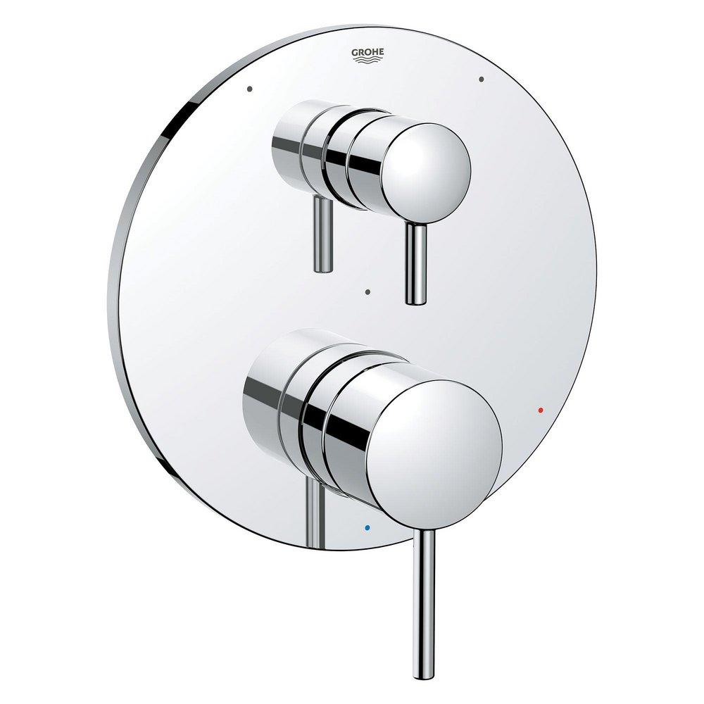 GROHE Starlight Chrome Two Handle Pressure Balancing Valve Trim 