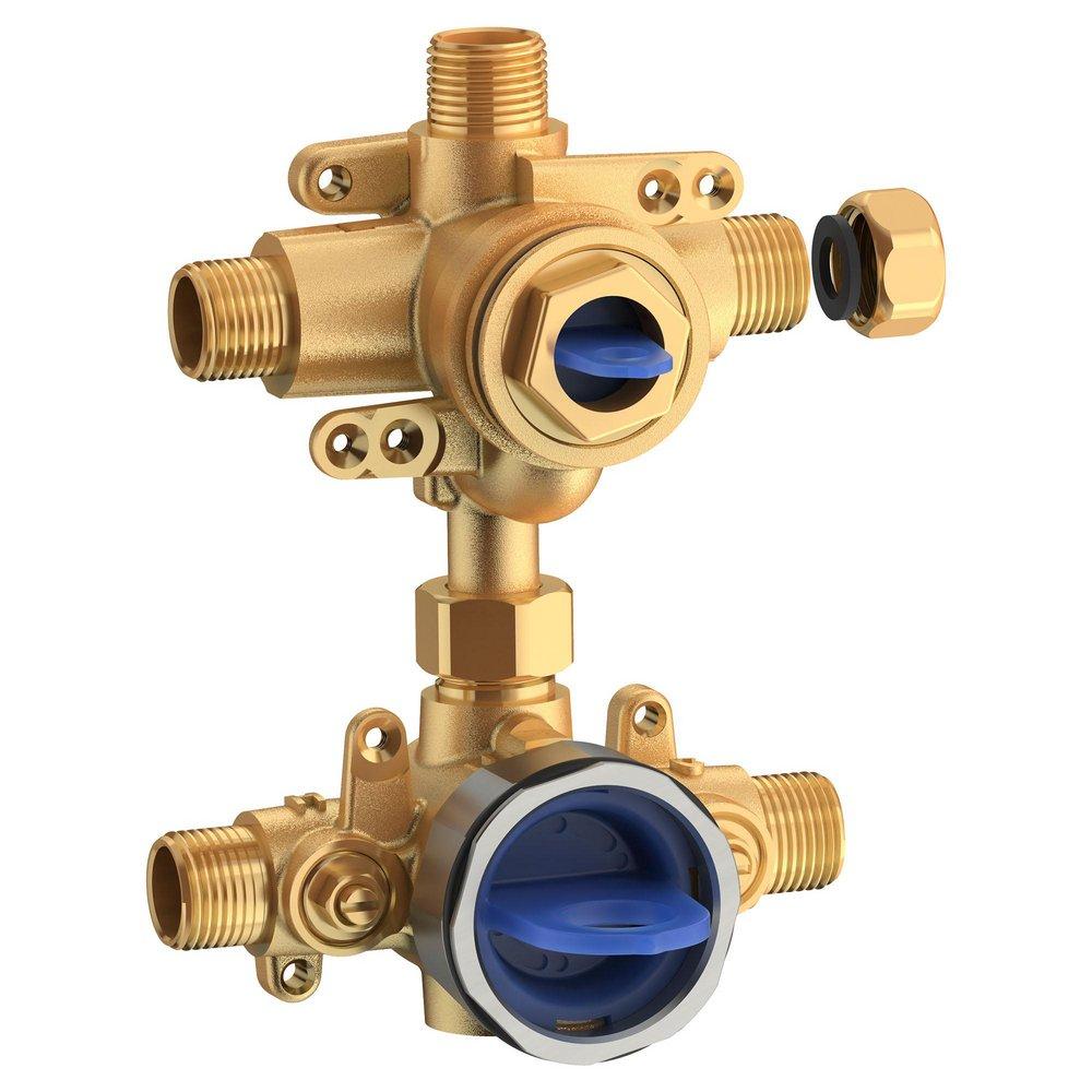 1/2 in. MPT Connection Pressure Balancing Valve with Stops 