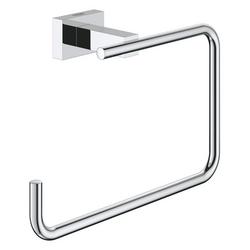 Rectangular Open Towel Ring in Brushed Nickel