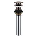 BATHROOM SINK POP-UP DRAIN WITHOUT OVERFLOW 