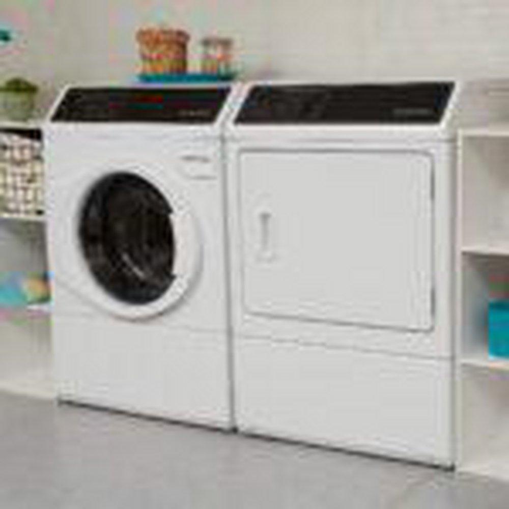 Speed Queen White 26-7/8 x 40-7/16 x 27-3/4 in. 3.5 cu. ft. 15A Electric Front Load Washer 