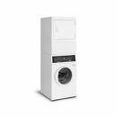 27-3/4 x 26-7/8 in. 3.5 cu. ft. 240V Gas Combination Washer & Dryer in White