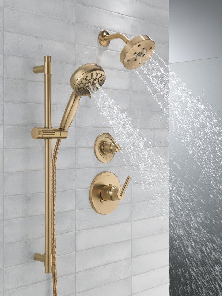 Multi Function Hand Shower in Lumicoat Champagne Bronze 