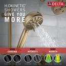 Delta Faucet Lumicoat® Champagne Bronze Multi Function Hand Shower 