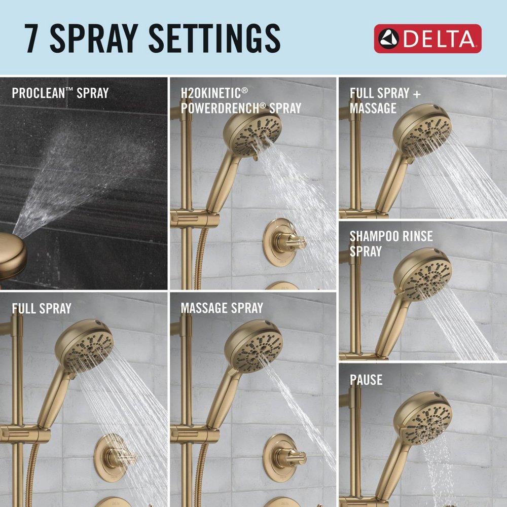 Delta Faucet Lumicoat® Champagne Bronze Multi Function Hand Shower 