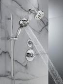 DELTA UNIVERSAL SHOWERING COMPONENTS: 7-SETTING SLIDE BAR HAND SHOWER WITH CLEANING SPRAY 