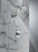 DELTA UNIVERSAL SHOWERING COMPONENTS: 7-SETTING SLIDE BAR HAND SHOWER WITH CLEANING SPRAY 