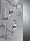 DELTA UNIVERSAL SHOWERING COMPONENTS: 7-SETTING SLIDE BAR HAND SHOWER WITH CLEANING SPRAY 