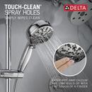 Delta Faucet Lumicoat Chrome Multi Function Hand Shower 