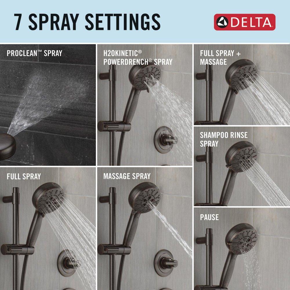 Delta Faucet Venetian Bronze Multi Function Hand Shower 