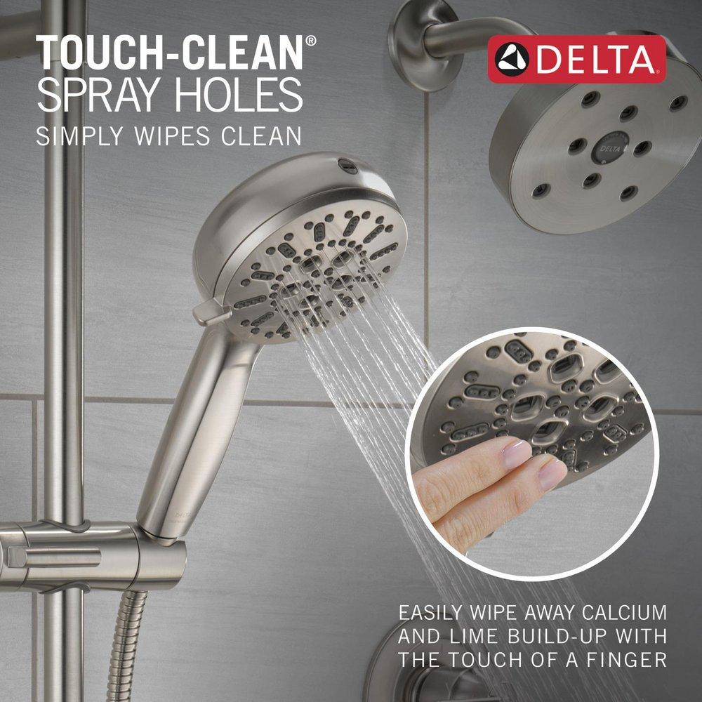 Delta Faucet Lumicoat&reg; Stainless Multi Function Hand Shower 