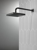 Delta Faucet Matte Black Single Function Soft Rain Showerhead 
