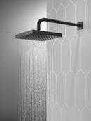Delta Faucet Matte Black Single Function Soft Rain Showerhead 