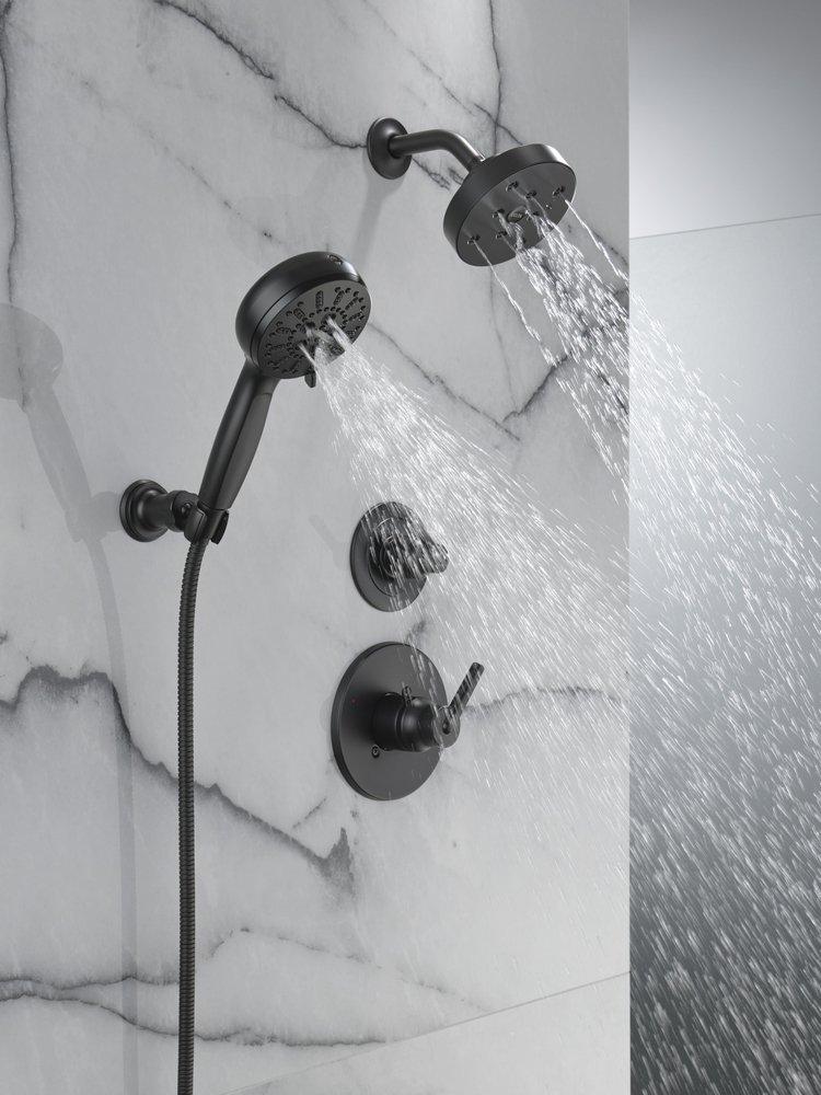DELTA UNIVERSAL SHOWERING COMPONENTS: 7-SETTING WALL MOUNT HAND SHOWER WITH CLEANING SPRAY 