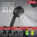Delta Faucet Matte Black Multi Function Hand Shower 