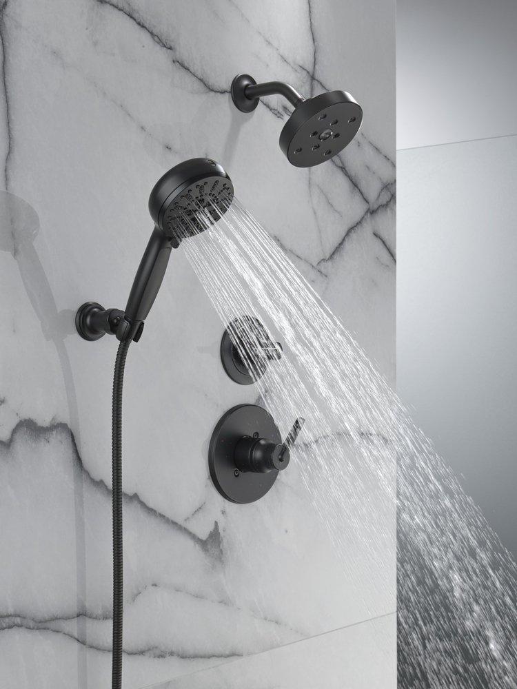 Delta Faucet Matte Black Multi Function Hand Shower 