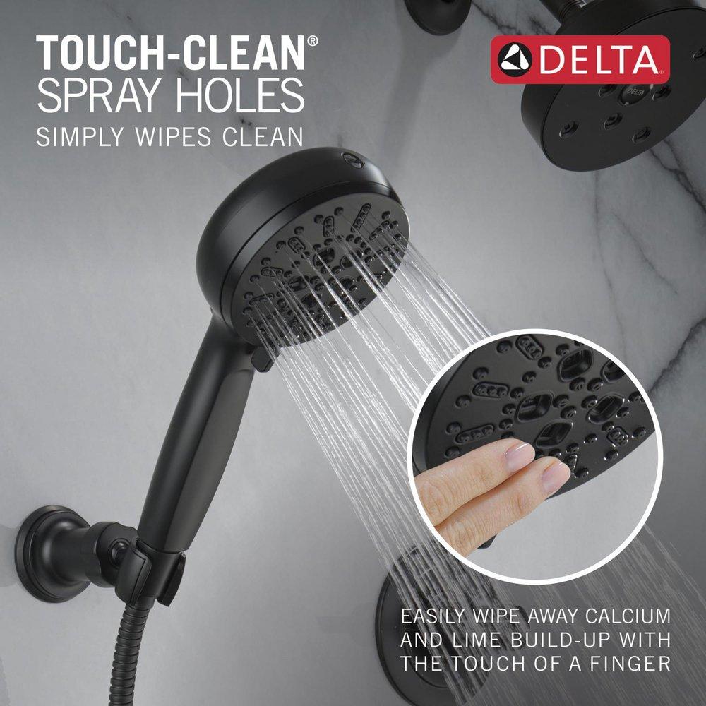Delta Faucet Matte Black Multi Function Hand Shower 