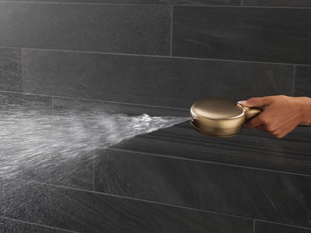Delta Faucet Lumicoat Champagne Bronze Multi Function Hand Shower 