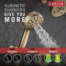 Delta Faucet Lumicoat Champagne Bronze Multi Function Hand Shower 