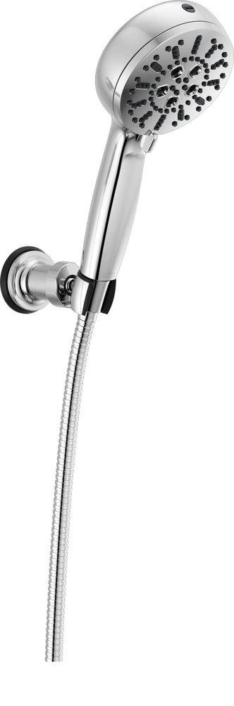 DELTA UNIVERSAL SHOWERING COMPONENTS: 7-SETTING WALL MOUNT HAND SHOWER WITH CLEANING SPRAY 