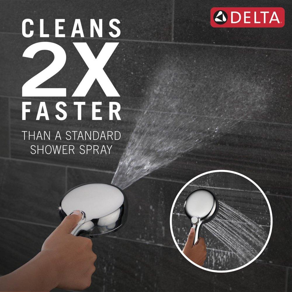 Delta Faucet Lumicoat Chrome Multi Function Hand Shower 