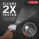 Delta Faucet Lumicoat Chrome Multi Function Hand Shower 