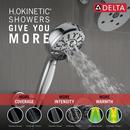 Delta Faucet Lumicoat Chrome Multi Function Hand Shower 