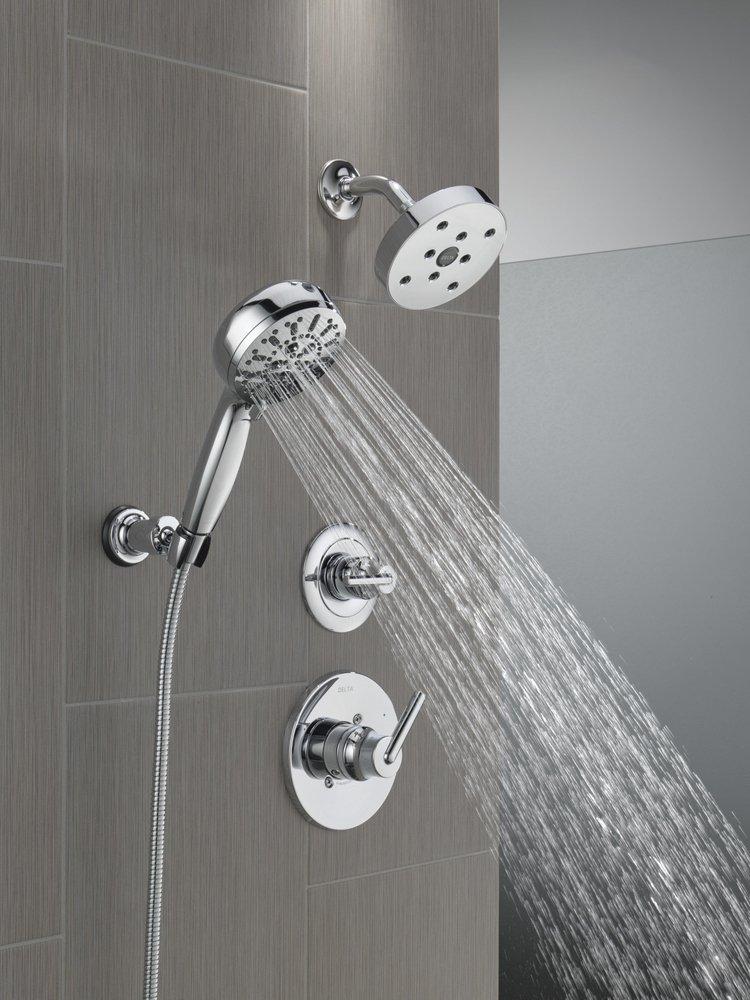 Delta Faucet Lumicoat Chrome Multi Function Hand Shower 