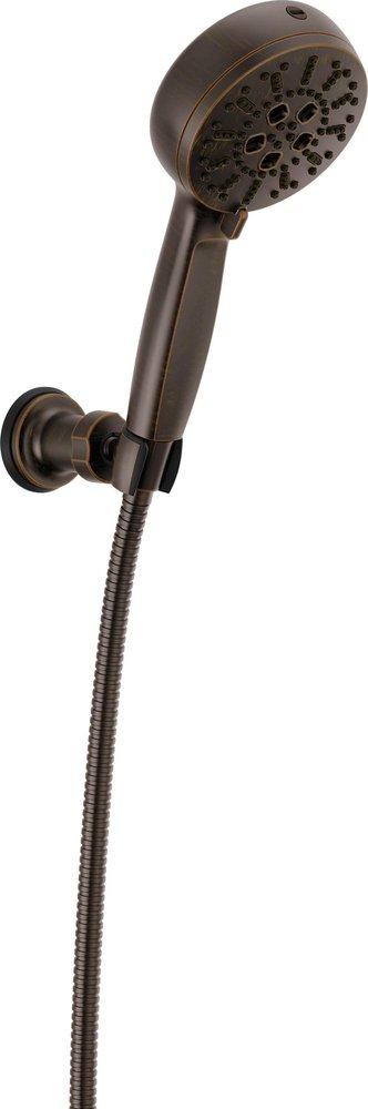 DELTA UNIVERSAL SHOWERING COMPONENTS: 7-SETTING WALL MOUNT HAND SHOWER WITH CLEANING SPRAY 
