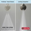 DELTA UNIVERSAL SHOWERING COMPONENTS: 7-SETTING WALL MOUNT HAND SHOWER WITH CLEANING SPRAY 