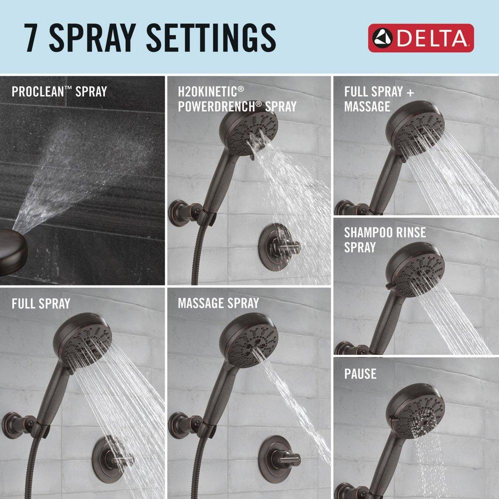 Delta Faucet Venetian Bronze Multi Function Hand Shower 