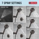 Delta Faucet Venetian Bronze Multi Function Hand Shower 