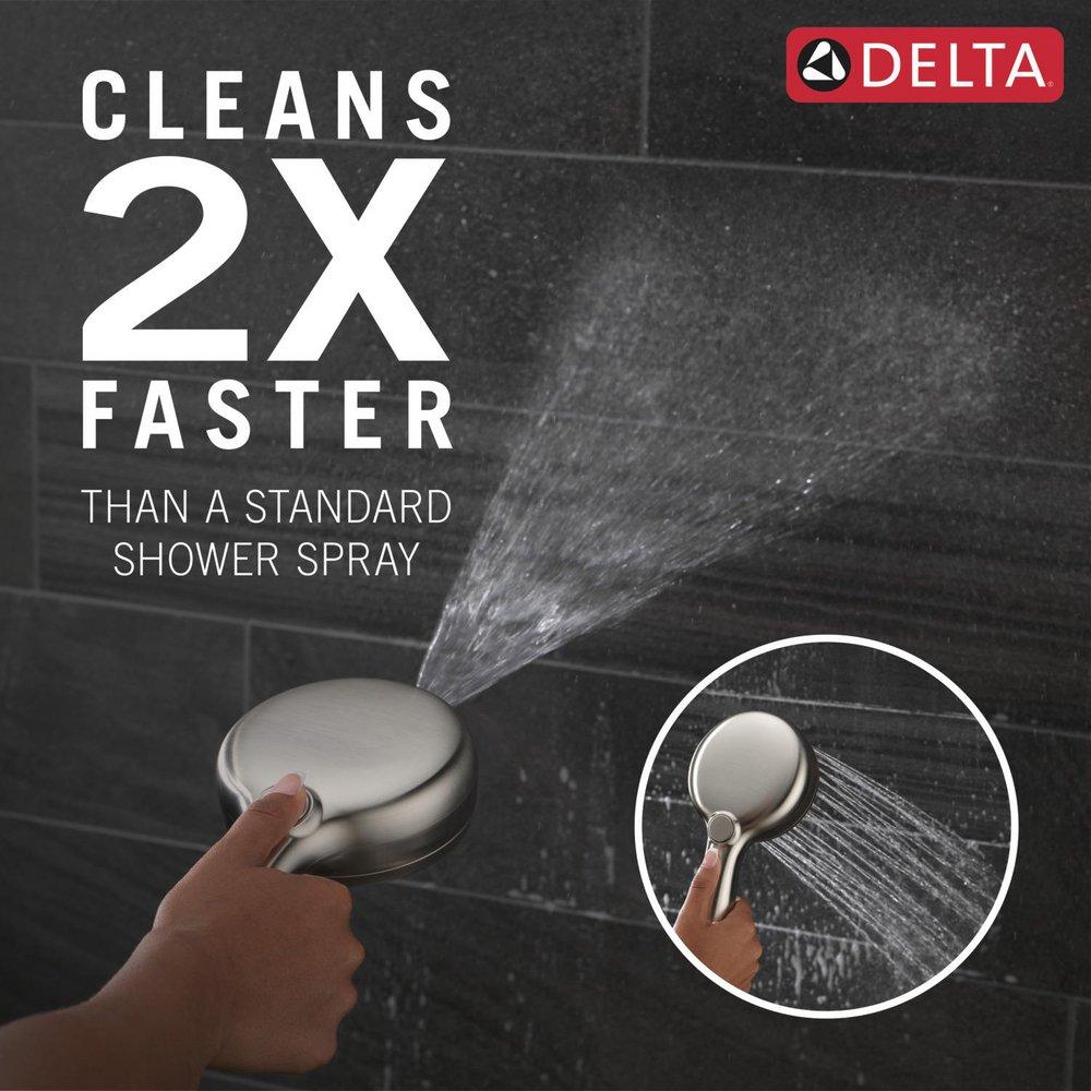 Delta Faucet Lumicoat&reg; Stainless Multi Function Hand Shower 