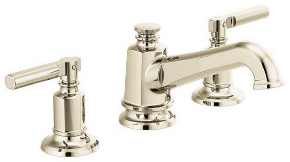 BRIZO INVARI WIDESPREAD LAVATORY FAUCET WITH ANGLED SPOUT - LESS HANDLES 1.2 GPM 