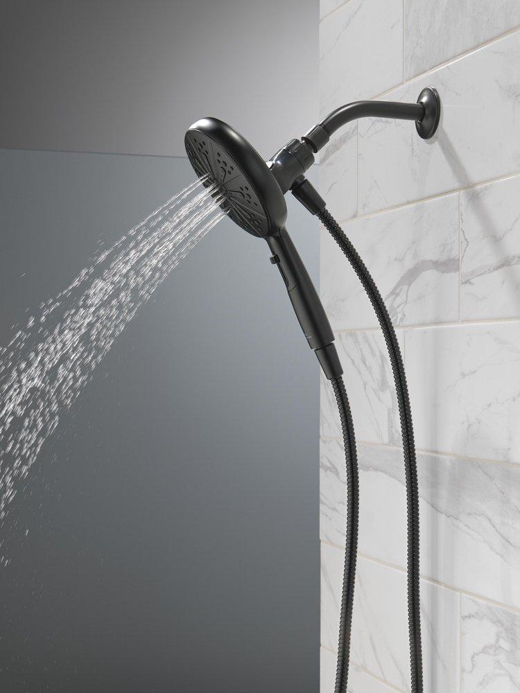 Delta Faucet Matte Black Multi Function Hand Shower 
