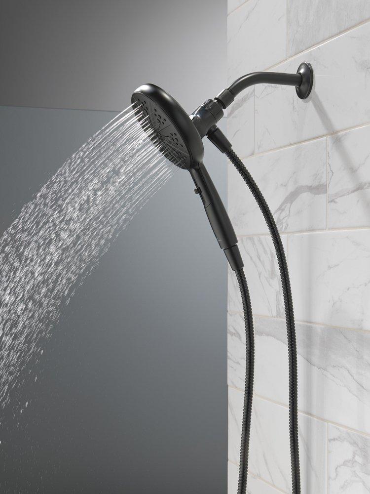 Delta Faucet Matte Black Multi Function Hand Shower 