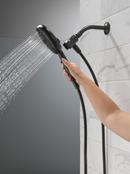 Delta Faucet Matte Black Multi Function Hand Shower 