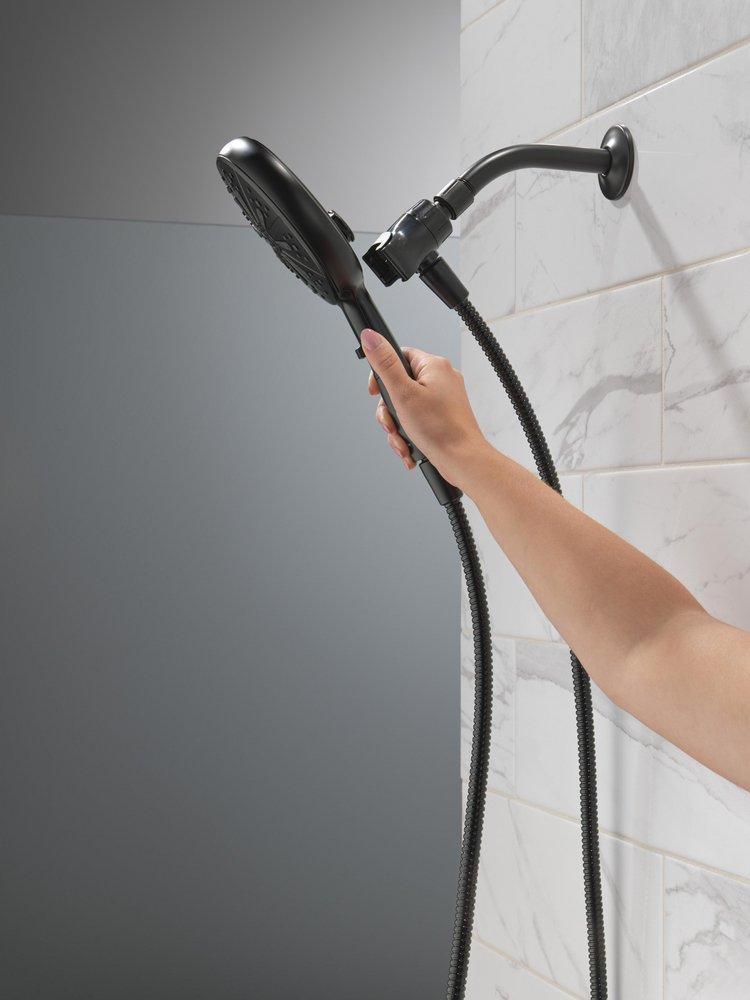 Delta Faucet Matte Black Multi Function Hand Shower 