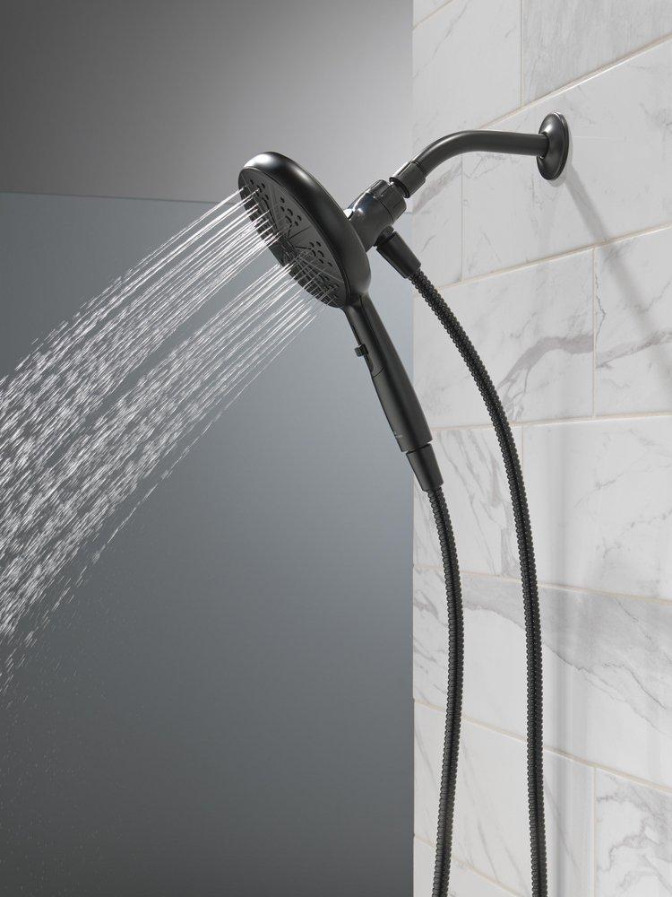 Delta Faucet Matte Black Multi Function Hand Shower 