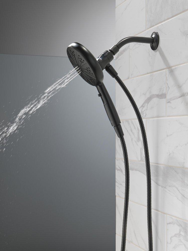 Delta Faucet Matte Black Multi Function Hand Shower 