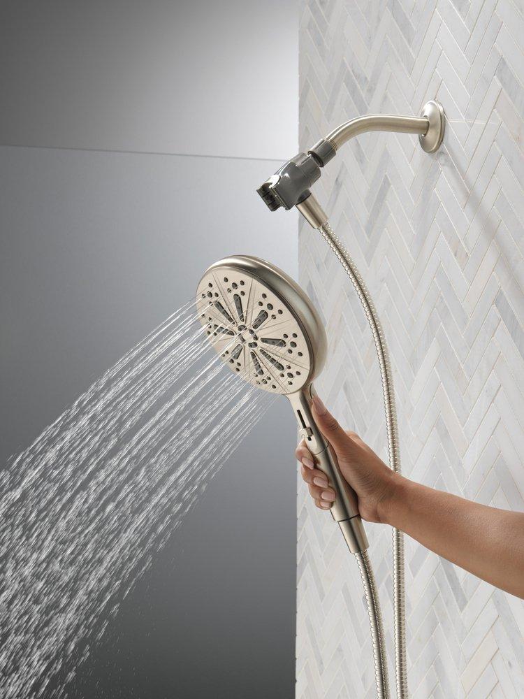 Delta Faucet Satin Nickel Multi Function Hand Shower 